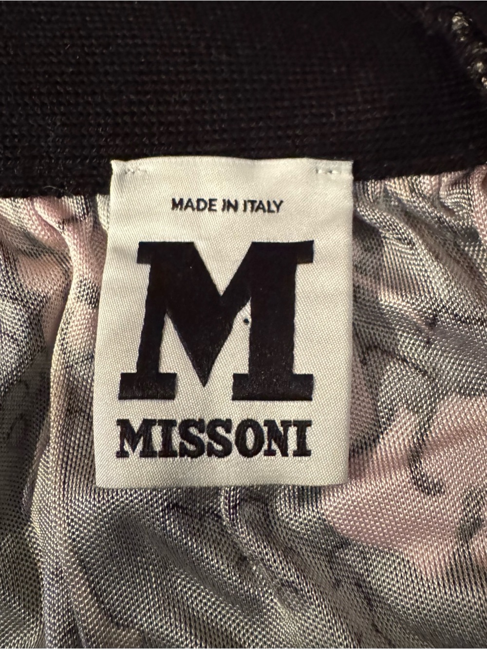 Missoni Black Floral Velvet Fit-and-Flare Dress - Picture 4 of 4